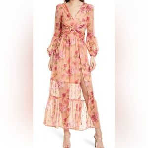 Rahi Florence Leila floral print long sleeve dress.